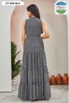 Grassy By Chansi Trendz Georgette Floral Printed Gown Wholesale Price In Surat
